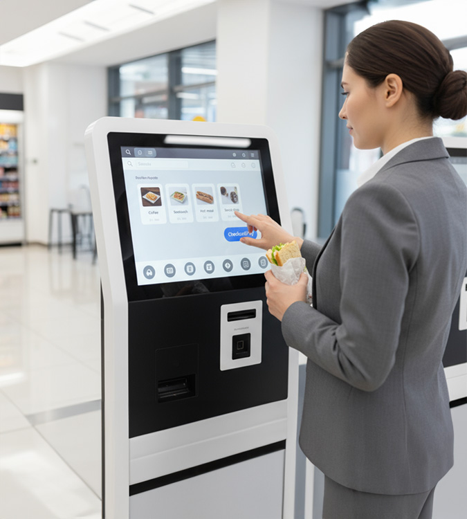 PCAP Touchscreens for Retail and Self-Service Kiosks